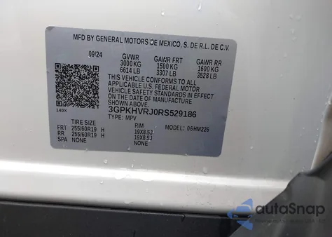 2024 Honda Prologue Ex from USA, damaged, VIN 3GPKHVRJ0RS529186